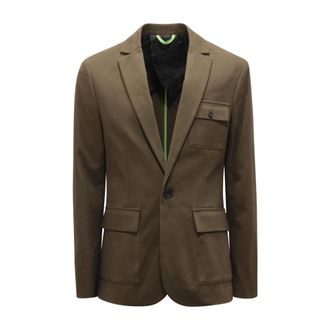 Imperial Blazers, male, Green, L, Military Green Jacket Made in Italy