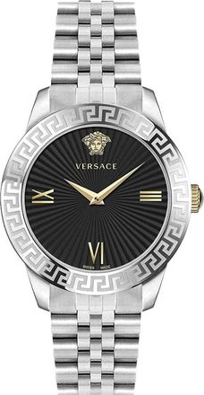 Versace Greca Signature Watch - Dames - Horloges - Grijs - ONE Size - Accessoires
