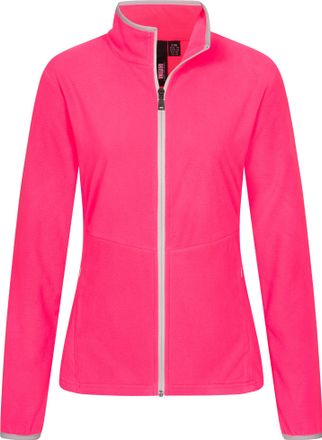 Deproc Fleecejacke DEPROC ACTIVE DECORAH II WOMEN, Damen, Gr. 40 (M), rosa, 100% Polyester, tailliert, gerader Abschluss, Jacken Fleecejacke, weiche Fleeceja