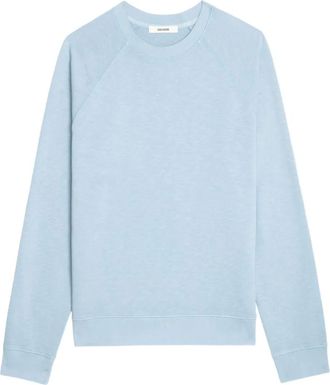 Zadig&Voltaire Felpa Uppy MO Skull XO - Blu