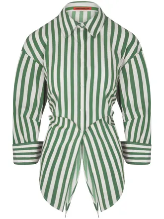 Simon Miller Loch shirt - women - Cotton/Spandex/Elastane/Nylon - M - Green