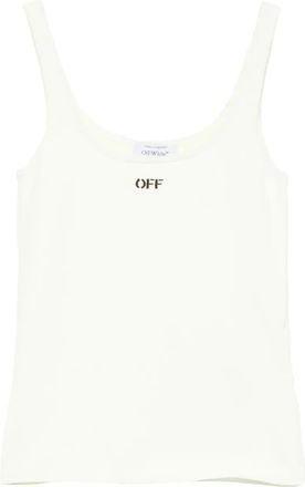Off-white Canotta con logo - Toni neutri