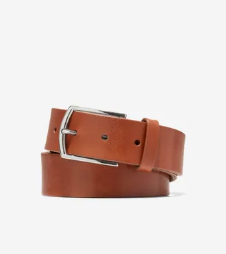 Cole Haan Mens 35MM Washington Perforated 35MM Belt - Brown Size 32