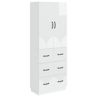 vidaXL Juego De Armarios 2 Uds. 66 X 34,5 X 87 Cm Madera De Ingenier&iacute;a Vidaxl