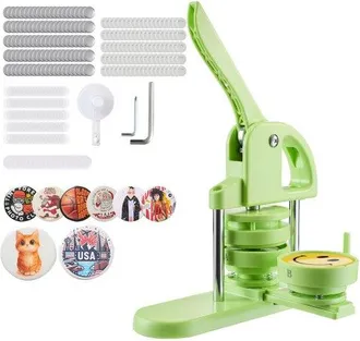 OEM M&aacute;quina Para Hacer Insignias De 75 Mm, M&aacute;quina Para Fabricar Chapas 100 Juegos De Botones, Mango Ergon&oacute;mico Reforzado, Para Crear Insignias, Pines Per