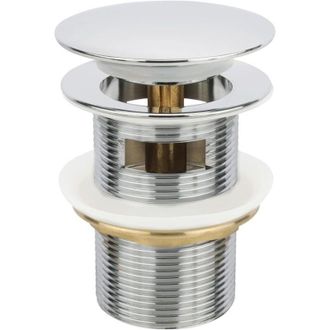 OEM Tap&oacute;n De Desag&uuml;e Cromado Para Ba&ntilde;era Independiente, Compatible Con El Kit De Desag&uuml;e