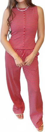 Bailey Rose Cherry Coast Set In Red