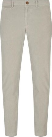 BRIGLIA 1949 Chinos, male, Gray, 2XL, Light Grey Velvet Trousers