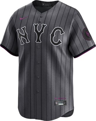 Nike Pete Alonso New York Mets City Connect Nike Mens Dri-FIT ADV MLB Limited Jersey in Grey | LM2507YJNM9-8UE