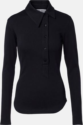 The Attico Ribbed-knit cotton jersey top