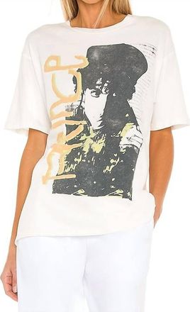 Daydreamer Prince Sign Of The Times Tee In White
