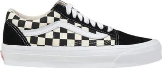 Vans Leather Buckle Fastening Rubber Sole Sneakers - Heren - Sneakers - Zwart - 36 1/2 EU - Leer - Schoenen