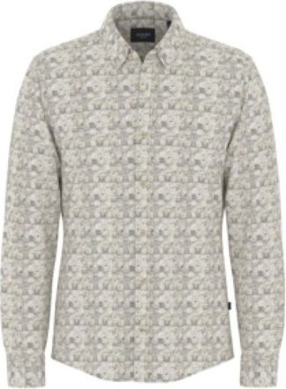 Joop Heren, Overhemden, Grijs, Maat: 2XL