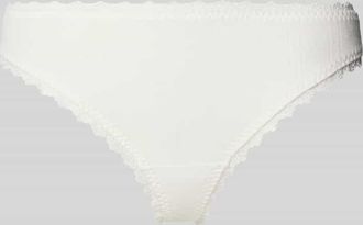 Neo Noir Neo Noir String mit Spitzenbesatz Modell Nivia in Weiss, Gr&ouml;&szlig;e XL