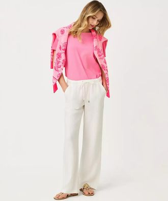 Lilly Pulitzer 31 Brawley Linen Pant