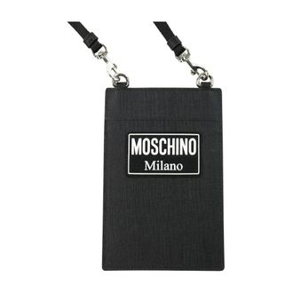 Moschino unisex, Accessoires, Zwart, Maat: ONE Size Leer