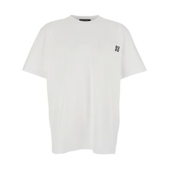 Dsquared2 Tops, Heren, Wit, 2Xl, Polo Shirts