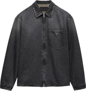 Prada Black Denim Shirt