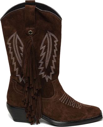 Steve Madden Womens Suede Wallace Boot Browns - Brown - Size UK 8