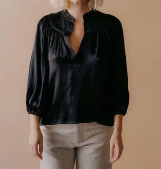 Corey Lynn Calter Corinne Top In Black