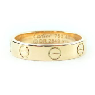 Cartier Love Pink Gold Pink Gold (18K) Band Ring (Pre-Owned)
