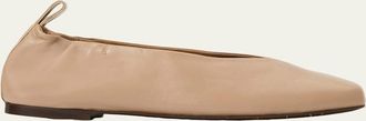 Aquatalia Clio Leather Ballerina Flats