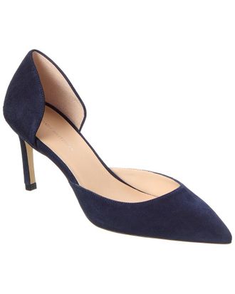 Stuart Weitzman Mara 75 Dorsay Suede Pump