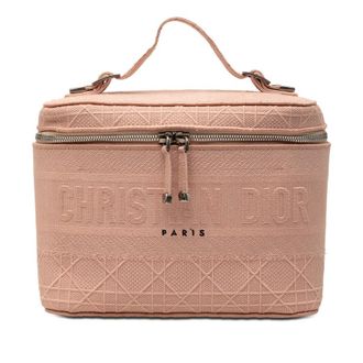 Dior Pre-owned Dior Diortravel Canvas Cannage D Lite Vanity Case Ladies 0L1WCNQ0OWUYS3A8