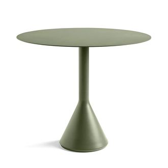 HAY Palissade Cone Tisch &Oslash; 90 x H 74 cm, olive