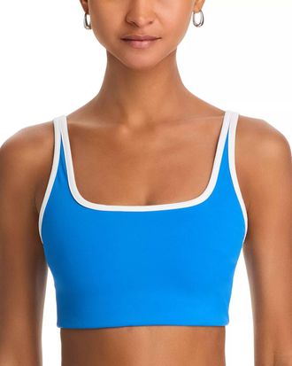 SPLITS59 Cait Rigor Sports Bra In Classic Blue/white