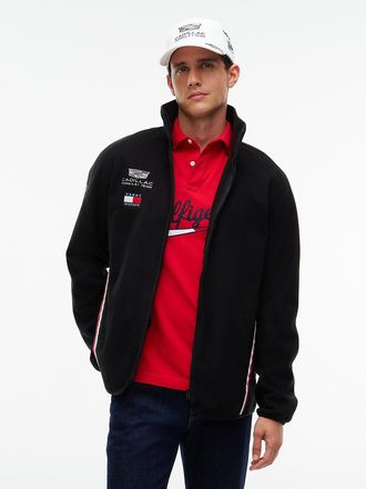Tommy Hilfiger Mens Tommy x Cadillac F1 Team Replica Fleece Jacket - Black - XL