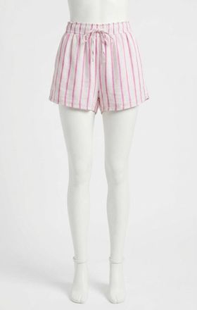 Z Supply Perfect Linen Short In Spanish Rose