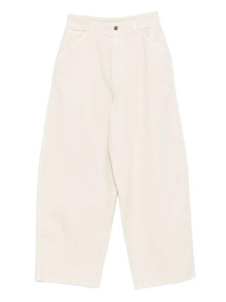 Christophe Lemaire Jeans met cargo zak - Beige