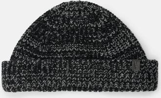 AllSaints Wool Clay Two Tone Marl Beanie, Size: One Size
