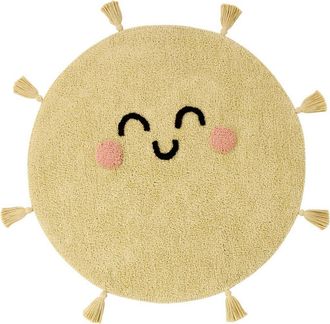 Lorena Canals Youre My Sunshine Washable Cotton Blend Rug in Yellow at Nordstrom, Size Medium