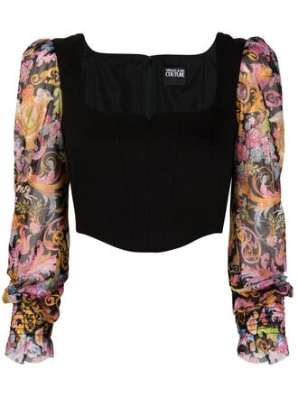 Versace Jeans Couture Corset top - Zwart