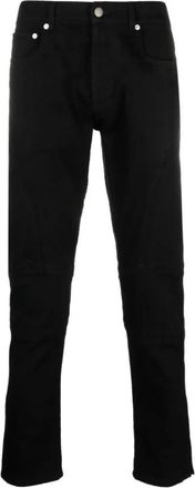 Alexander McQueen Denim Biker Jeans Zwart - Heren - Slim Fit Jeans - Zwart - L - Denim - Jeans