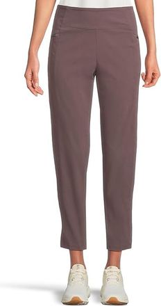 Mountain Hardwear Dynamatm High Rise Ankle Pant Womens Clothing Purple Sage : XL Regular R, Elastane/Nylon