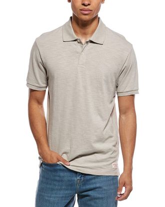 Scotch & Soda Panel Washed Slub Polo Shirt