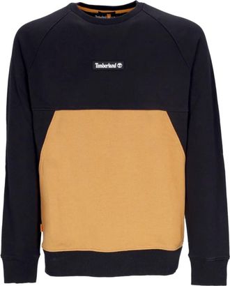 Timberland Sweatshirt met ronde hals - Heren - Sweatshirts - Zwart - XL - Katoen - Hoodies & sweatvesten