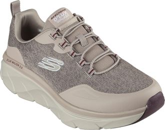 Skechers DLux Walker 2.0 Steadyway Runners Mens Taupe Mesh/Synthetic 9 UK