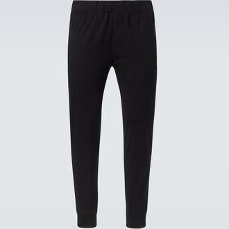Prada Re-Nylon and cotton-blend tapered pants