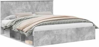 vidaXL Bed Frame with Headboard Concerte 180 x 200 cm Solid Pine Wood vidaXL