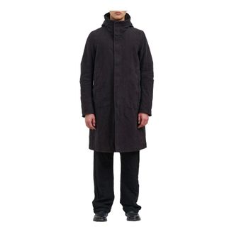 Po&eacute;me Boh&eacute;mien Poeme Bohemien, Heren, Mantels, Zwart, Maat: M Katoen