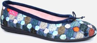 Lunar Womens Magic Womens Slippers - Navy - Size: 4