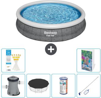 Bestway Piscina Bestway Fast Set Redonda - 366x76 Cm - 7-piezas S304