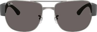 Ray-Ban Dark Grey Square Unisex Sunglasses RB3756 004/B1 56