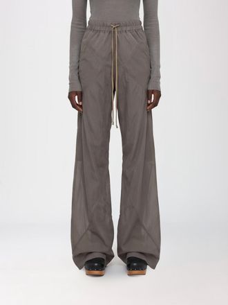 Rick Owens Pantaloni a zampa Bias in seta a vita alta con coulisse