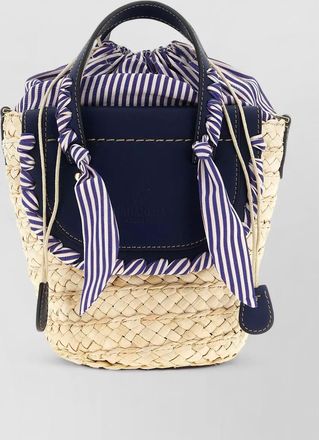 Cuba Lab san pa habanera popeline stripe bucket bag