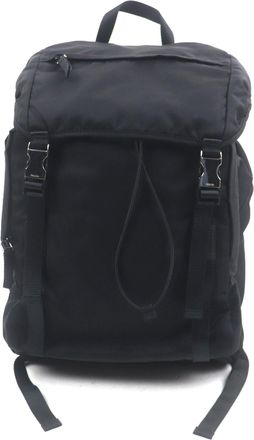 Prada Black Nylon Backpack (Pre-Owned)